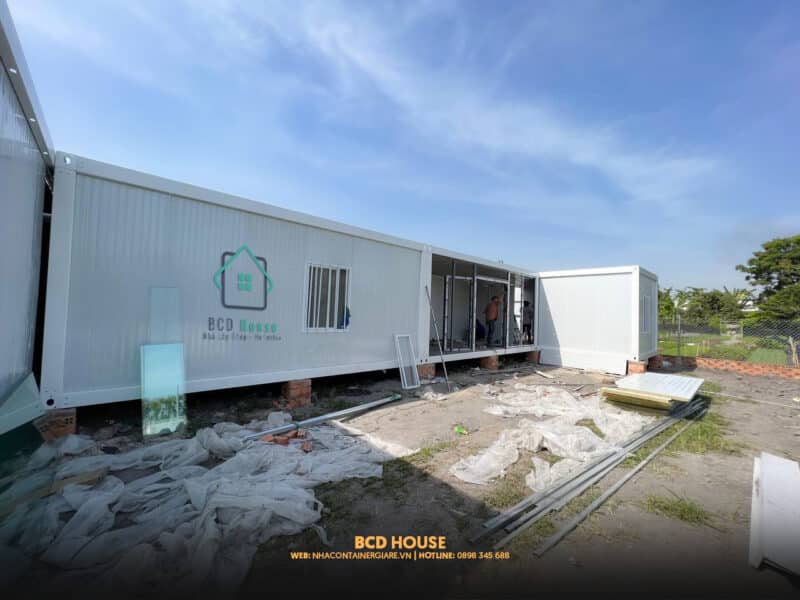 Mẫu nhà lắp ghép 50m2 BCD House thiết kế đẹp, đầy đủ tiện nghi