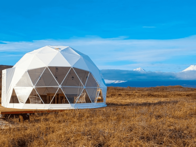 Nhà lều cấm trại hình mái vòm của Prefab House