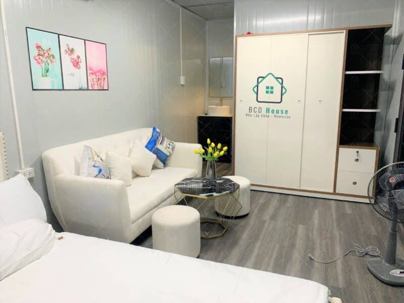 Nhà lắp ghép giá rẻ có WC là mẫu nhà thông minh, tiết kiệm chi phí và đảm bảo tiện nghi