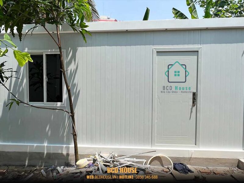 Mẫu nhà lắp ghép thông minh BCD House có thiết kế đẹp, tháo lắp nhanh gọn và tiện nghi