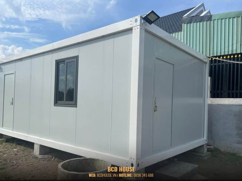 Mẫu nhà lắp ghép 20m2 BCD House có kết cấu chắc chắn, độ bền cao