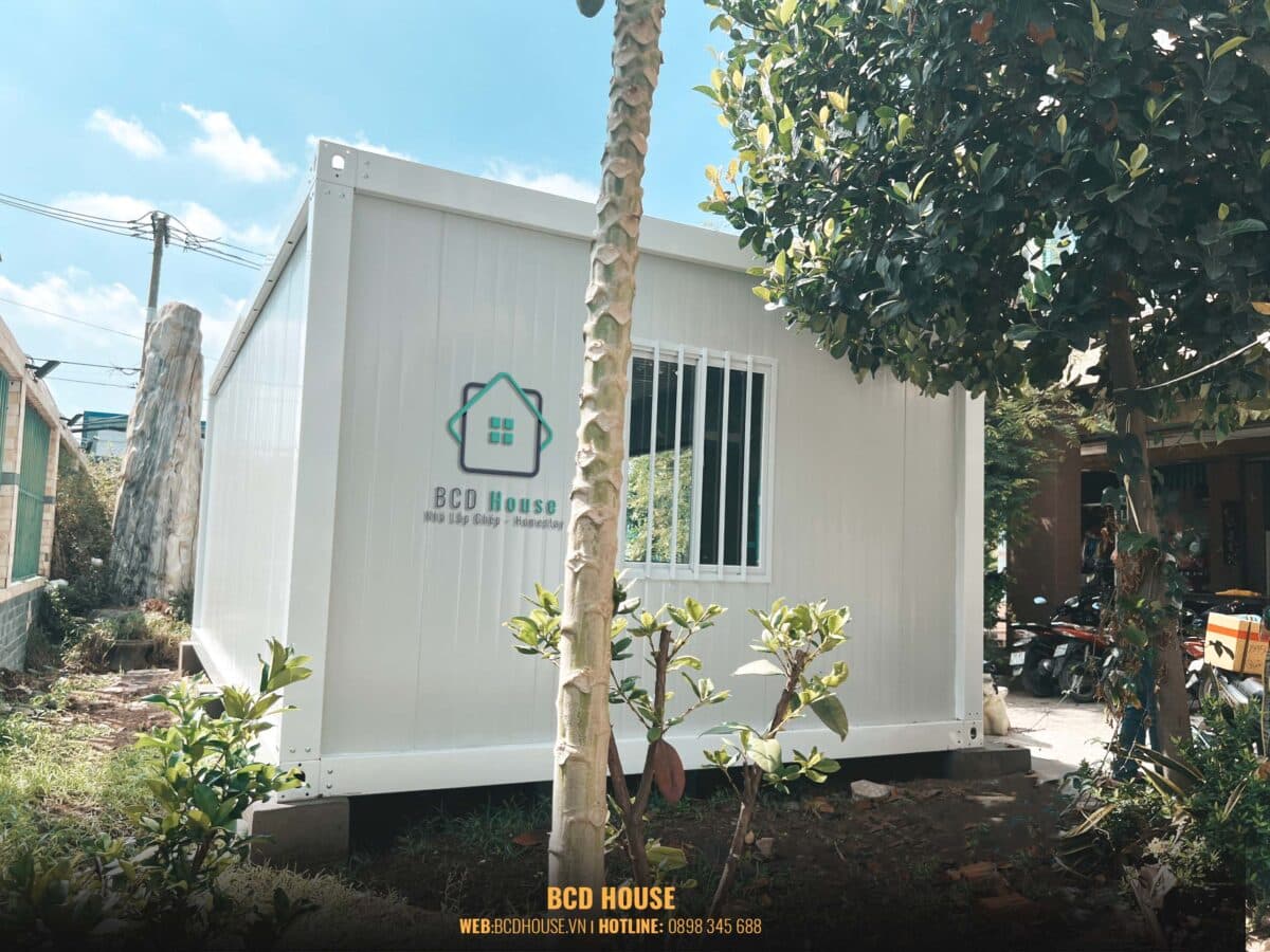 Nhà lắp ghép 30m2 BCD House có thiết kế mới lạ, mang nhiều tính năng vượt trội