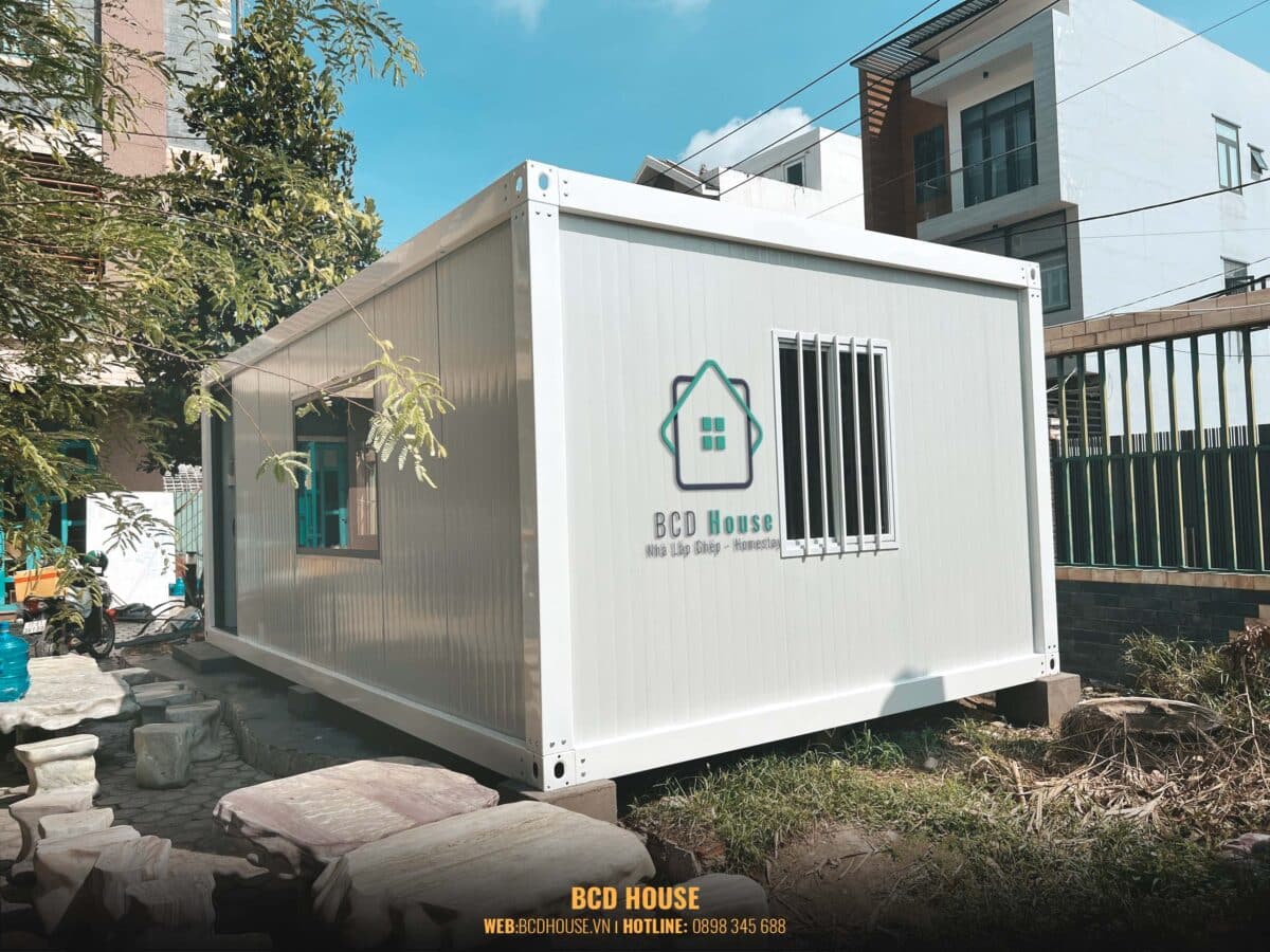 Nhà lắp ghép 30m2 BCD House có thiết kế mới lạ, mang nhiều tính năng vượt trội