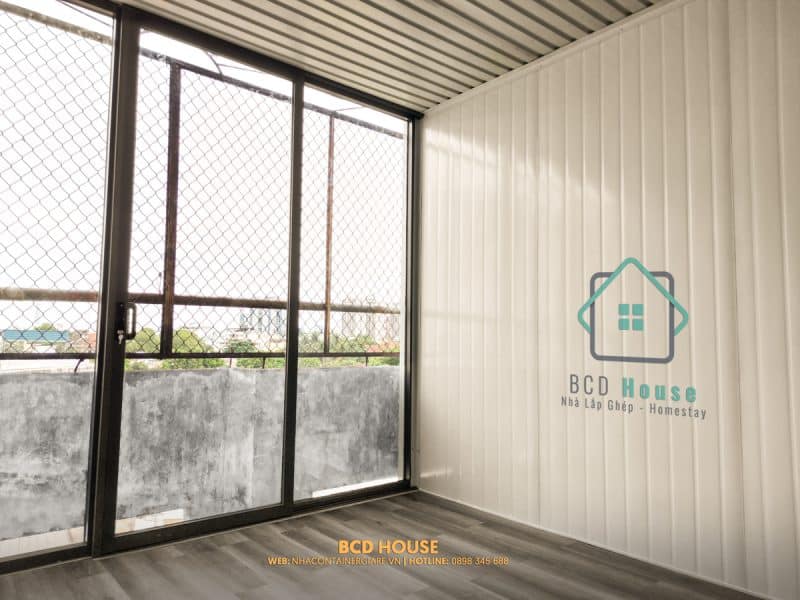 Sản phẩm nhà lắp ghép trên sân thượng