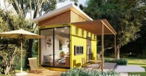 Mẫu nhà container 20 feet cho người thu nhập thấp