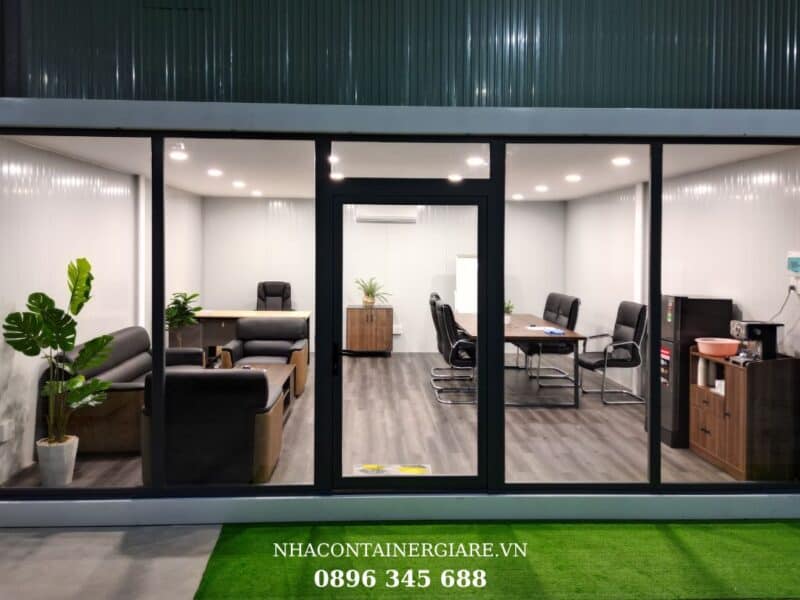 Văn phòng lắp ghép BCD House có cấu tạo phù hợp với môi trường doanh nghiệp