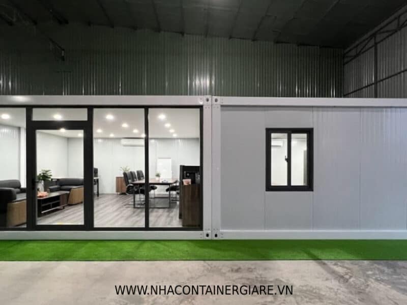 Văn phòng lắp ghép của BCD House mang tính hiện đại và tiện nghi