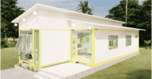 Mẫu nhà lắp ghép bằng panel có thiết kế vô cùng độc đáo