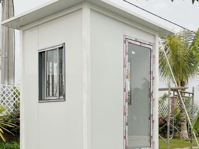 Nhà bảo vệ lắp ghép BCD House có thiết kế nhỏ gọn nhưng vẫn đảm bảo sự tiện lợi và có tính linh hoạt cao