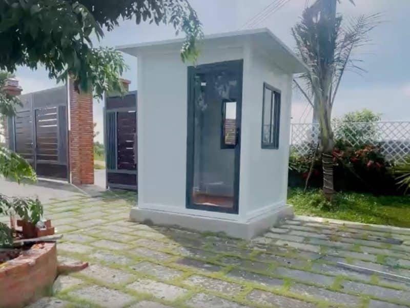 Nhà bảo vệ lắp ghép BCD House mang tính thẩm mỹ cao cũng như có giá thành vừa với túi tiền