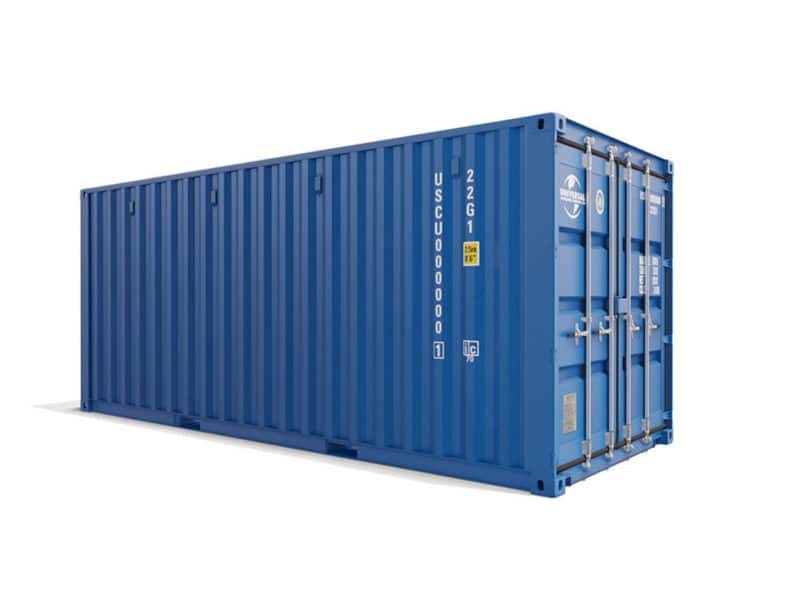 container 20 feet cu 6