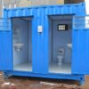 Container toilet 10 feet có thể di chuyển dễ dàng và lắp đặt nhanh chóng, giúp tiết kiệm thời gian cũng như chi phí đầu tư xây dựng