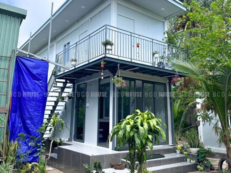 Nhà lắp ghép 2 tầng BCD House đầy đủ tiện nghi