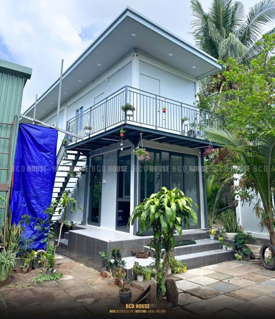 Nhà lắp ghép 2 tầng BCD House đầy đủ tiện nghi