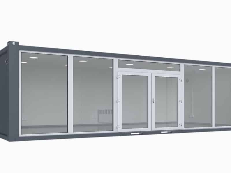 Container văn phòng Panel 40 feet là sản phẩm được chuyển đổi, nâng cấp từ kiểu Container kho 40 feet