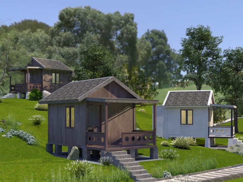 Thế nào là nhà homestay lắp ghép 18m2 GFRC?