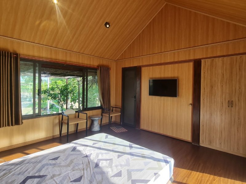 Bố trí không gian bên trong với đầy đủ tiện nghi